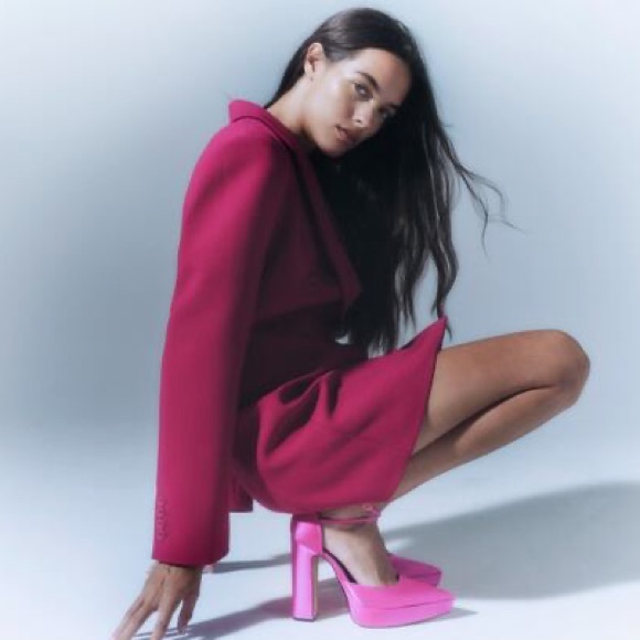 Zara Double BREASTED BLAZER DRESS NWT S - Picture 11 of 16